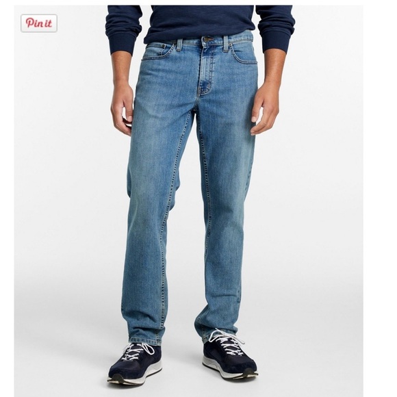 Men’s‎ L.L. Bean Double L Classic Fit Straight Leg Jeans 38x32 - Picture 3 of 9